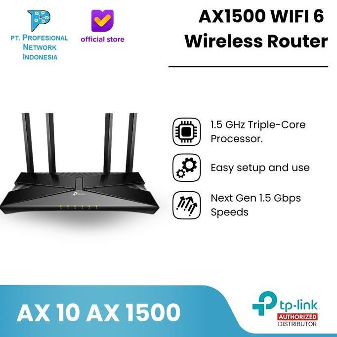 Tp-link Archer AX10 AX1500 WIFI 6 Wireless Router Tplink AX 10 AX 1500