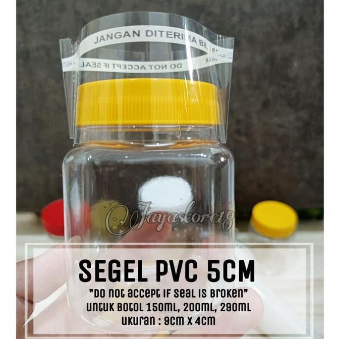Newkate- Segel Plastik Pvc Botol Sambal 5Cm Segel Tutup Botol Segel Induksi