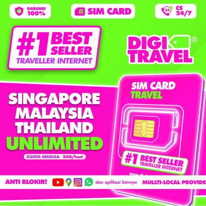 Card - Sim Card Singapore Malaysia Thailand Unlimited | Simcard Kartu Singapore Malaysia Thailand Un