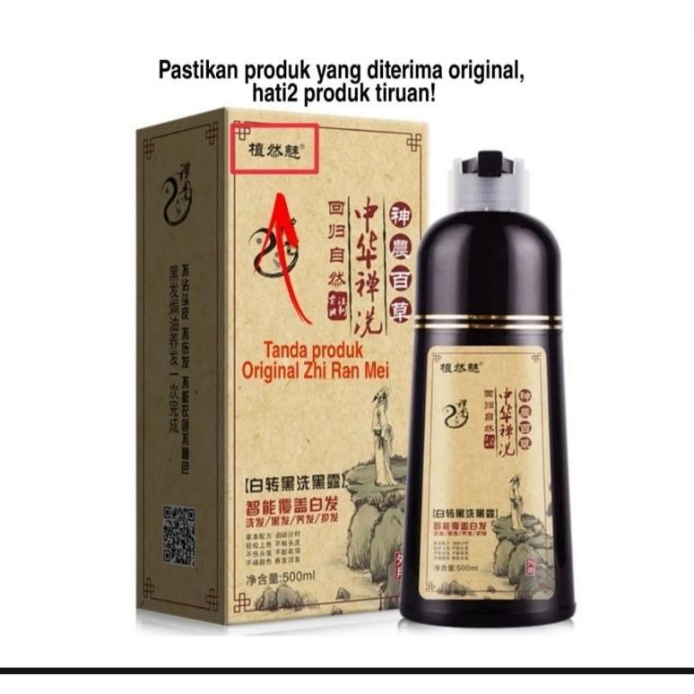 ORIGINAL ZEIN [500 ML] SHAMPO PENGHILANG UBAN GINSENG EXTRACT HITAM RAMBUT CAT PEWARNA RAMBUT MURAH