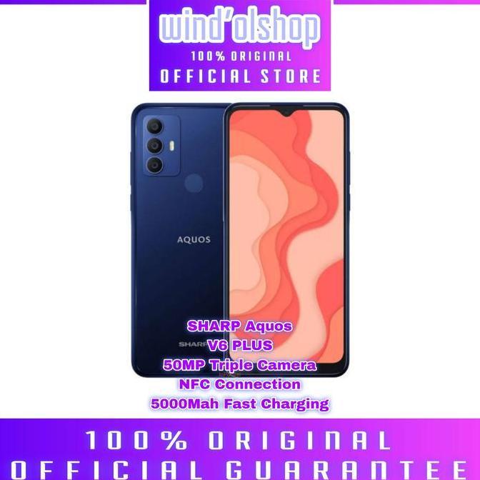 (Good) Sharp Aquos V6 Plus SH-C04 Android Smartphone 4/64 Aquos V6+ V6 + Octa Core