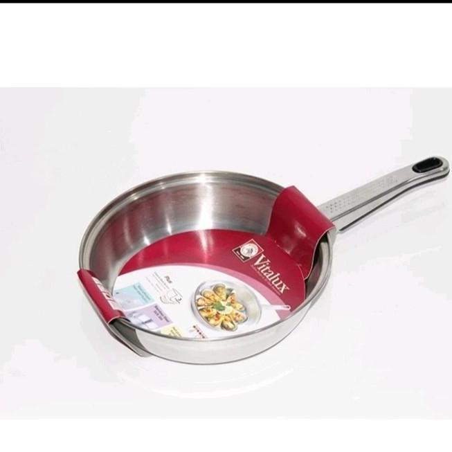 BEBAS ONGKIR - Fry Pan stainless SUS 304 Zebra Kitchenware
