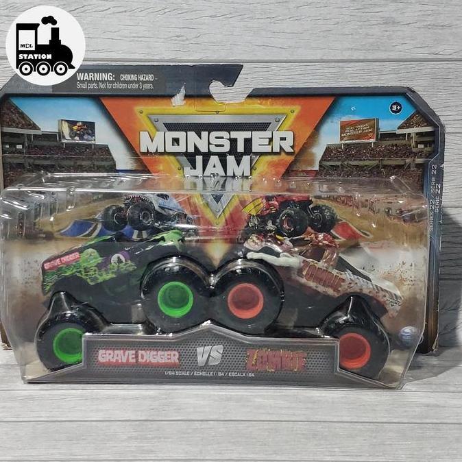 SPIN MASTER MONSTER JAM - GRAVE DIGGER VS ZOMBIE MDLS27