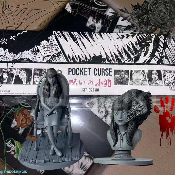 mainan - BBFito Blind Box Figure Junji Ito Series Action Figur Mistery Box Random Kejutan Mainan Kot