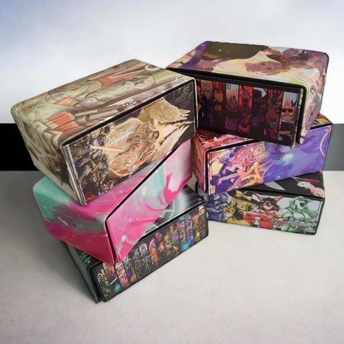 Custom Deck Box Full Gambar Pokemon Digimon One Piece Yugioh Mtg Tcg
