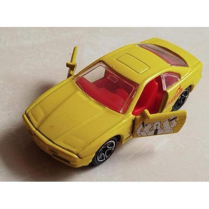 0408 ASSORTED DIECAST LOOSE : MATCHBOX RARE - BMW 850I YELLOW COCA COLA SERIES MCS27