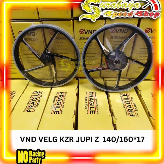 FYP VND VELG KZR JUPITER Z JUPITER MX OLD VEGA ZR F1ZR UKURAN 140 / 160 RING 17 ORIGINAL VND RACING 