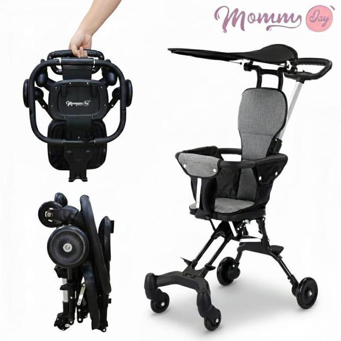 OKTAVERINAGEOLA - KERETA DORONG BALITA LIPAT MAGIC STROLLER BABY 2 WAY TRAVEL MOMMY JAY - BAYI CABIN