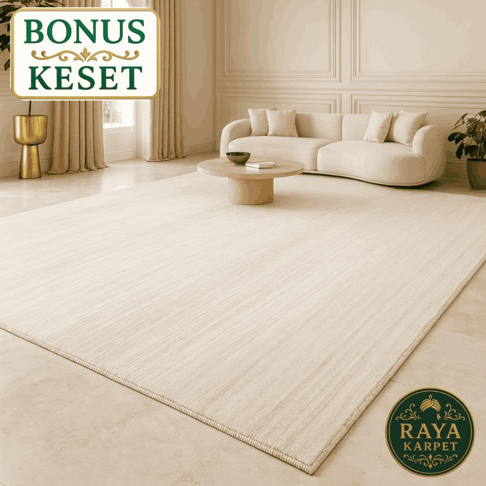 Karpet Ruang Tamu | Karpet Aesthetic 200x300 180x250 120x200 Tebal Premium Raya Karpet