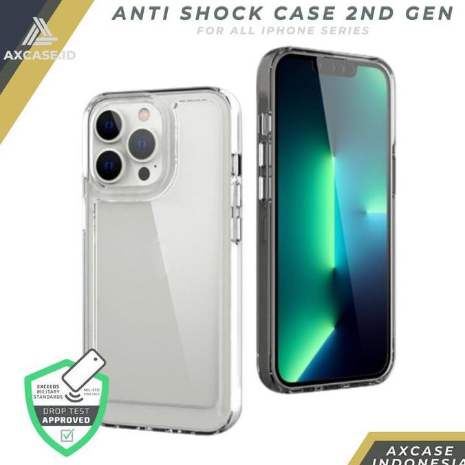 Promo - Square Edge Anti Crack Case Iphone X Xr Xs 11 Pro Max 6 7 8 Plus Clear
