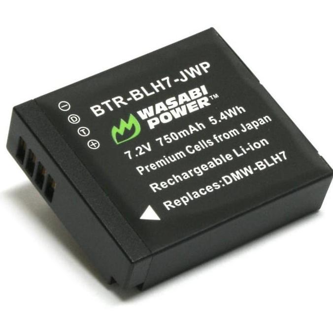 Wasabi Power Battery for Panasonic DMW-BLH7 DMW-BLH7E DMW BLH7 BLH7E Lumix DC GX800 GX850 DMC GM1 GM