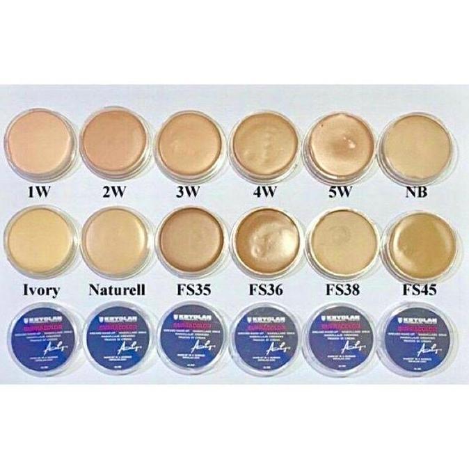Inventar - Kryolan Supracolor Foundation Mini - 8 Ml Concealer Cover Kuning Sawo