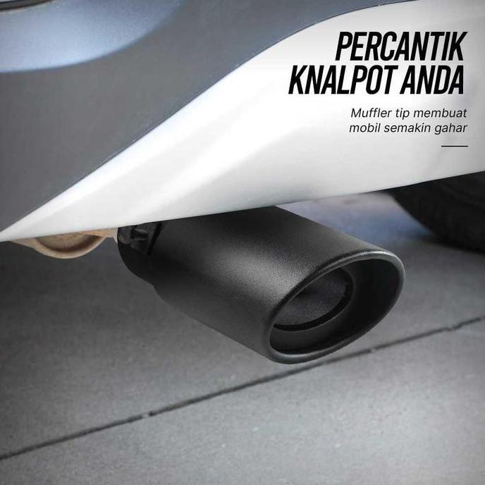 Muffler Ujung Pipa Knalpot Mobil Avanza Sigra Calya Exhaust Tip Tailpipe Universal Car