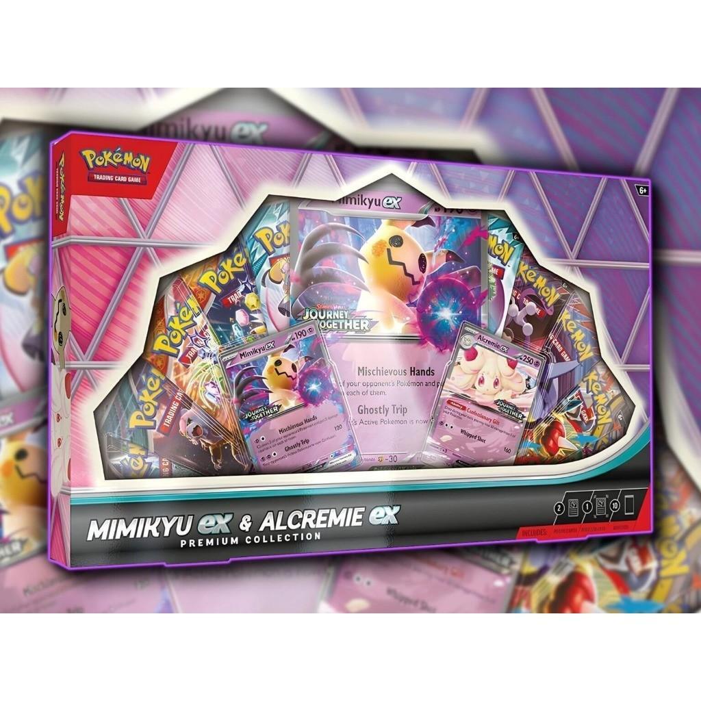 Promo Pokemon Tcg: Exclusive Special Collection Mimikyu Ex Dan Alcremie Ex Premium Collection Box