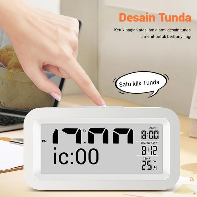 Evansanjaya78 - Jam Alarm Digital Tempat Tidur Operasi Baterai Mudah Untuk Fungsi Dan Dekorasi Moder