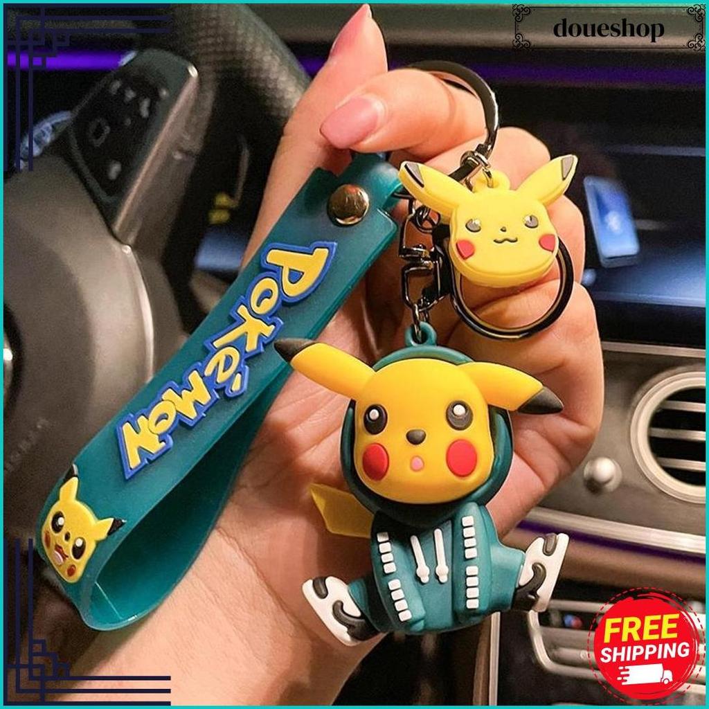 Gantungan Kunci Anime Pokemon Pikachu Topper Cake Ganci Souvenir Hadiah Kado Ulang Tahun Gantungan T