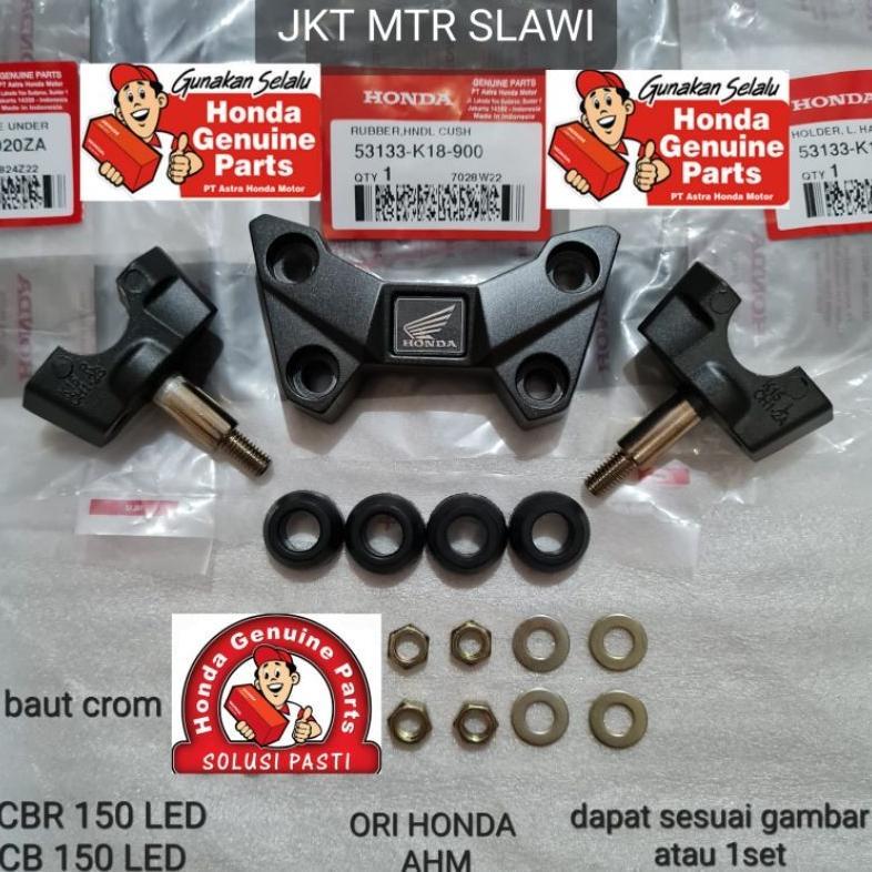 RAISER 1 SET TANPA BAUT HOLDER COMP HOLDER L/R NEW CBR 150 NEW CB 150 LED CB 150R NEW ORI HONDA