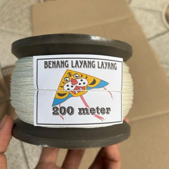 Benang Layangan 200 Meter Cap Harimau Untuk Layangan Koangan atau layangan jumbo