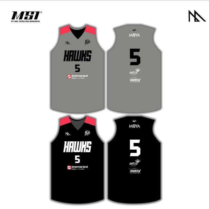 Bisa Cod - Jersey Basket Msi - Tangerang Hawks Practice Jersey