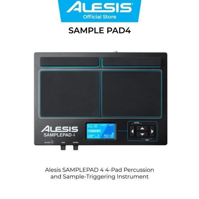 AISYAHAAFIL - ALESIS SAMPLEPAD 4 4 PAD PERCUSSION AND SAMPLE TRIGGERING INSTRUMENT