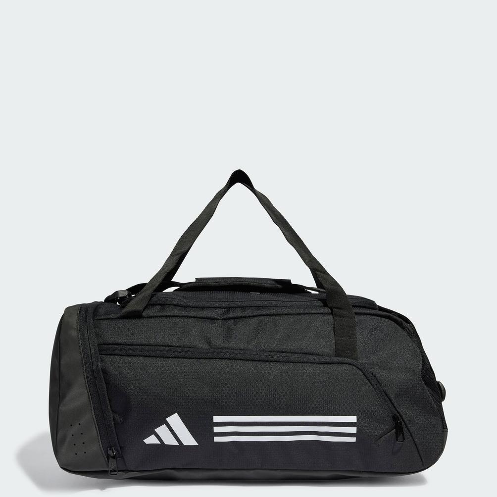 NEW! adidas Gym & Training & Lifestyle Essentials 3-Stripes Duffel Bag Small Unisex Black IP9862