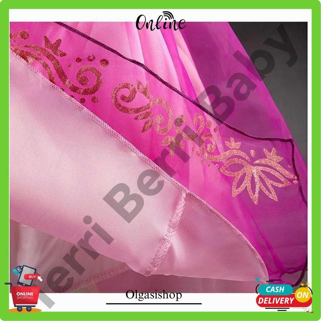 Baju Kostum Cosplay Dress Princess Dres Princes Rapunzel Prinses Rapunsel Costume / Costum / Custom 