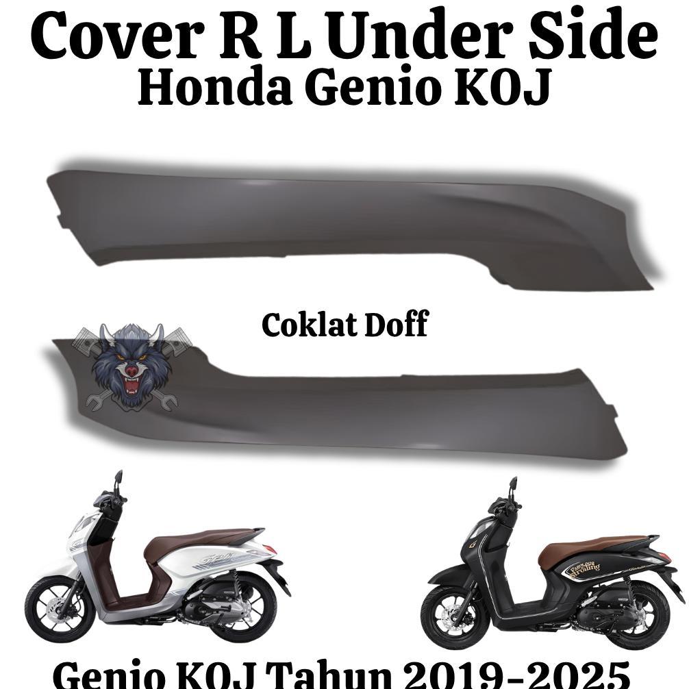 COVER DEK LANTAI BAWAH SAMPING KANAN KIRI GENIO K0J SIRIP BAWAH UNDER SIDE GENIO K0J COKLAT DOFF