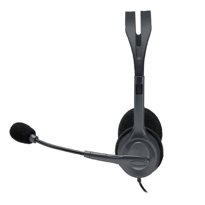 Terbaik Logitech H111 Stereo Headset - Garansi Resmi Microphone Earphones Terimakasih
