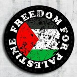 POSTER HIASAN DINDING PALESTINE BULAT FB27