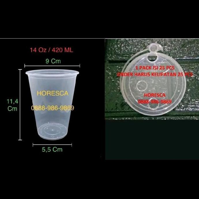 Enau- Cup Injection/Cup Thinll/Pp Tebal Cup Panas Dingin+Tutup Sambung