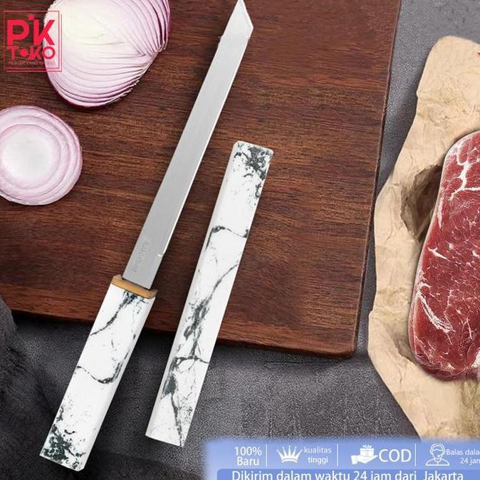 KOLANAME Chef Knife Profesional Pisau Chef Jepang Pisau Koki Super Tajam Japanese Pisau Mizu Chef Kn