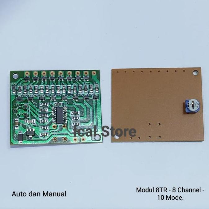 Kvb- Modul Kit Led 8 Channel (8Tr) 10 Mode Kombinasi Auto Manual