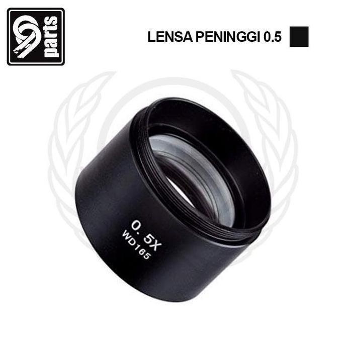 Lensa Peninggi Mikroskop / Lensa Bawah Mikroskop / Lensa Peninggi 0.5x / Lensa Peninggi 0.7x [terbai