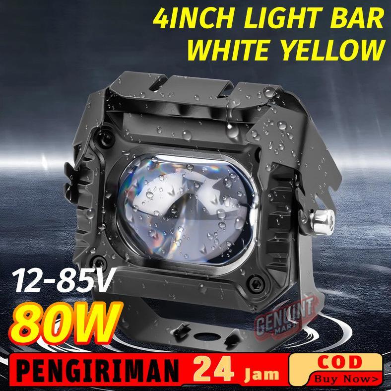Paling Laris Lampu Tembak Led Sorot D2 Laser M30 Motor Mobil Vinyx Dual Csp 80 Watt Bohlam Lampu Kab