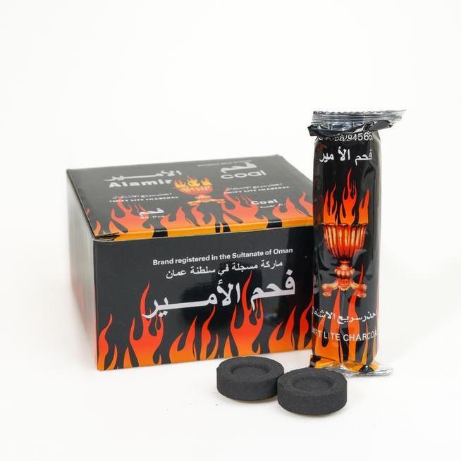 Arang Magic Al Amir Charcoal 1 Box Isi 8Bungkus Areng Buhur Dupa Bara Bukhur 1Pa
