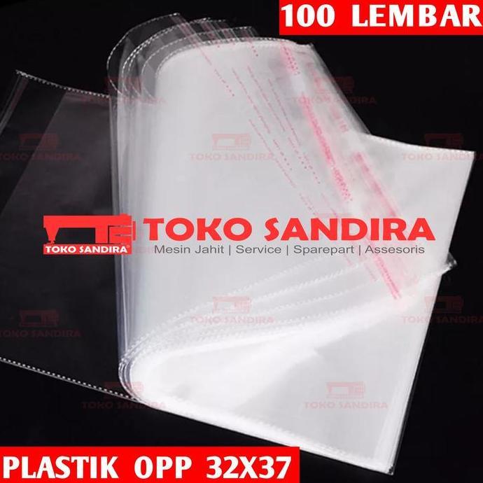 100 lembar plastik OPP 32X37/opp murah/plastik opp grosir/plastik opp Alqshop