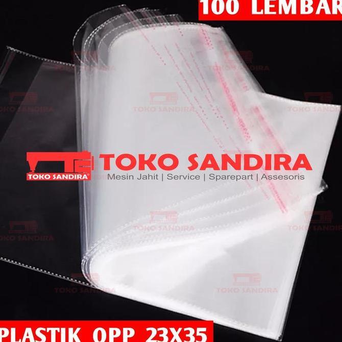 100 lembar plastik opp 23x35/opp murah/plastik opp grosir/plastik opp Alqshop