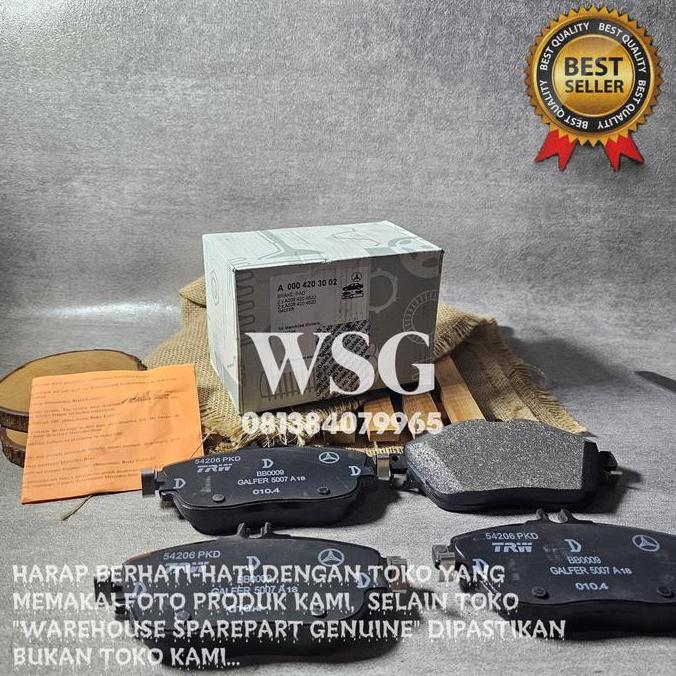 A42032 KAMPAS REM DEPAN MERCEDES W117 W156 W176 W246 CLA GLA