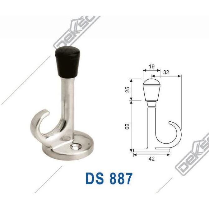 Hom- Door Stopper Dekkson Ds 887 Sn Door Hanger And Stopper Dekkson Ds887