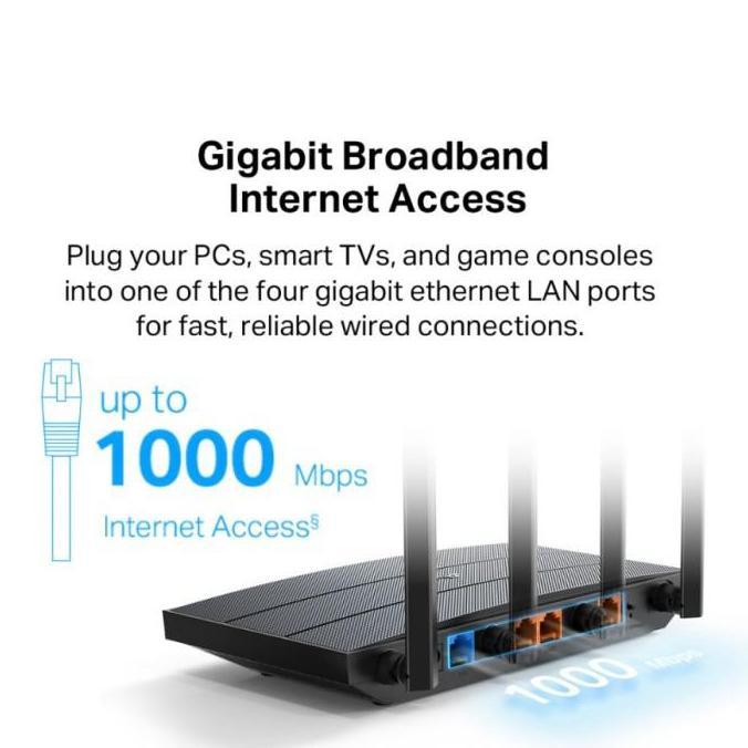 Net- Tp-Link Archer Ax12 Wifi 6 Router Ax1500 Tp Link Router Archer Ax12 Acces Point Dual-Band Gigab