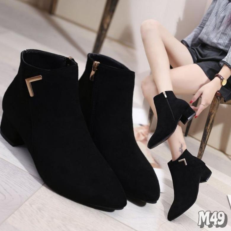 Viral Sepatu Heels Boots Wanita Fashion Indo