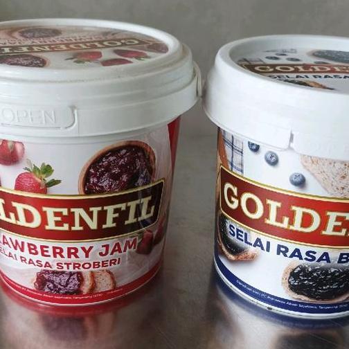 Goldenfil Strawberry Jam 1 Kg Goldenfil Blueberry Jam 1 Kg Goldenfil Selai Strawberry 1 Kg Goldenfil