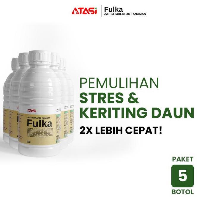 FULKA Zat Stimulator Tanaman Pupuk Penyerap Nutrisi Premium 1010ml x 5
