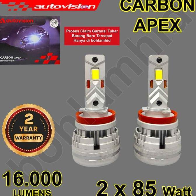 Promo Lampu LED Mobil Autovision Carbon LX H11 H16 H8 126Watt 13000Lumens Diskon