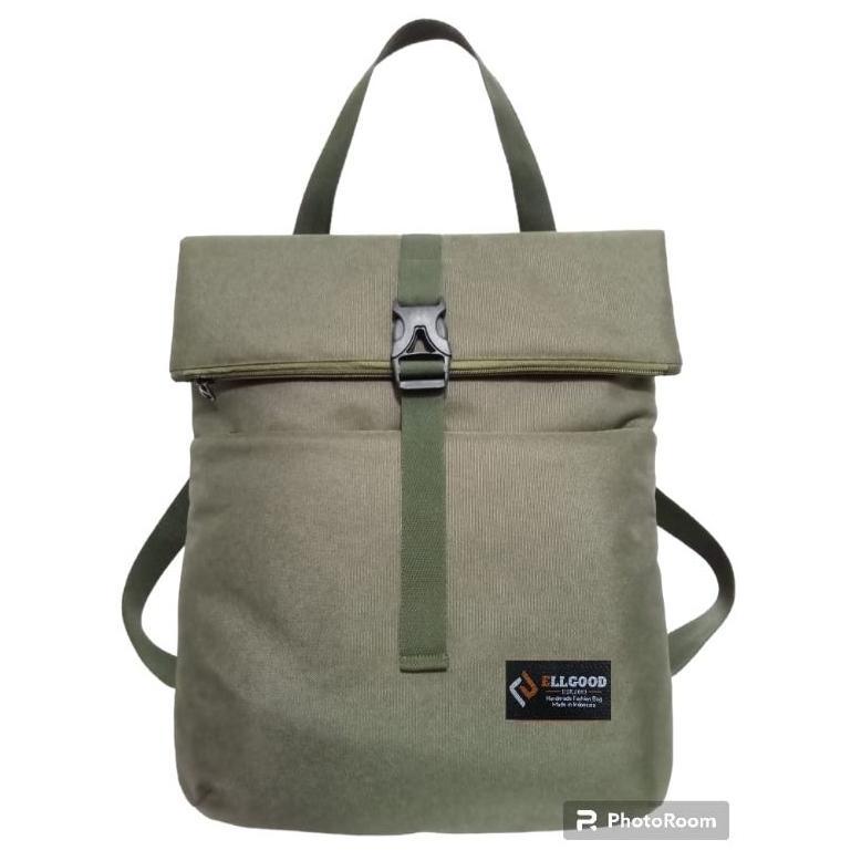 Custom Tas Laptop Tote Bag Multipungsi Pria/Wanita