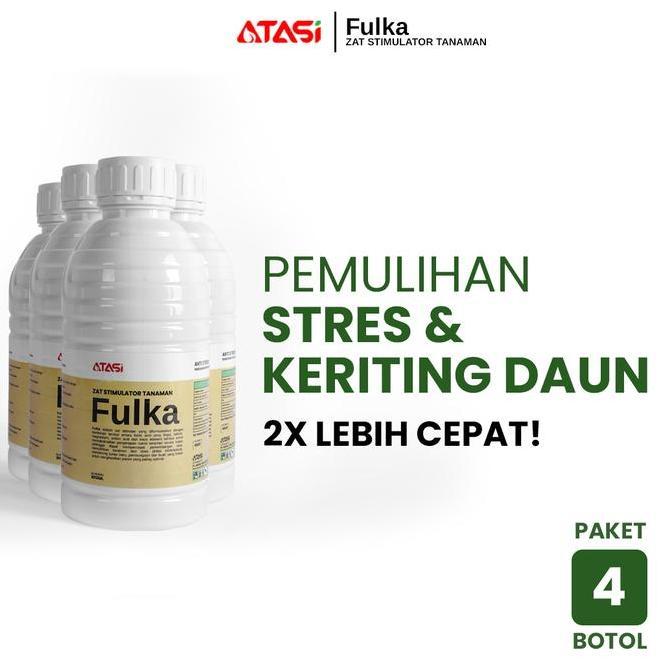 FULKA Zat Stimulator Tanaman Pupuk Penyerap Nutrisi Premium 1010ml x 4