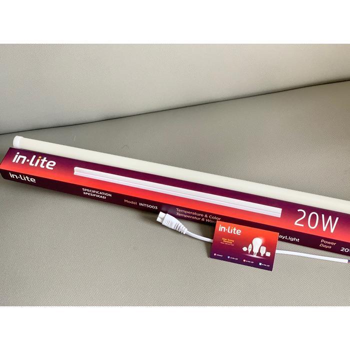 LAMPU LED T5 INLITE 20W 20 W 20WATT 20 WATT 120 CM - INT5003