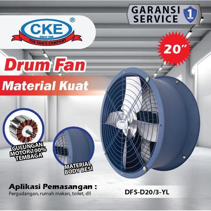 Drum Fan DFS-D20 3 20 Inch Drum Fan Blower