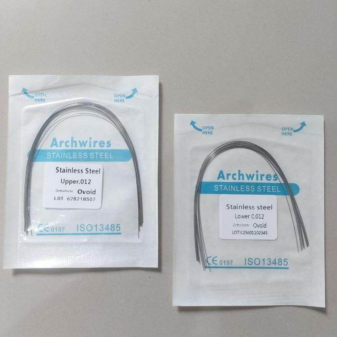 KAWAT BEHEL GIGI DENTAL WIRE SS 012 UPPER LOWER / WIRE ORTHO ISI 10