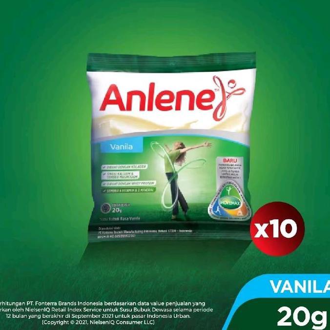 Mow- Susu Anlene Renceng Activit Coklat 10/Vanila/Anlene Renceng Coklat/Anlene Shachet